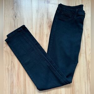 Just Black Jeans - Black Denim Jeggings - Skinny Jeans - Size 29